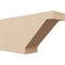 Ekena Millwork 4in. W x 8in. H x 16in. L Burlington Woodgrain TimberThane Rafter Tail, Primed Tan RFTUR04X08X16BURRCPR - alternate 1